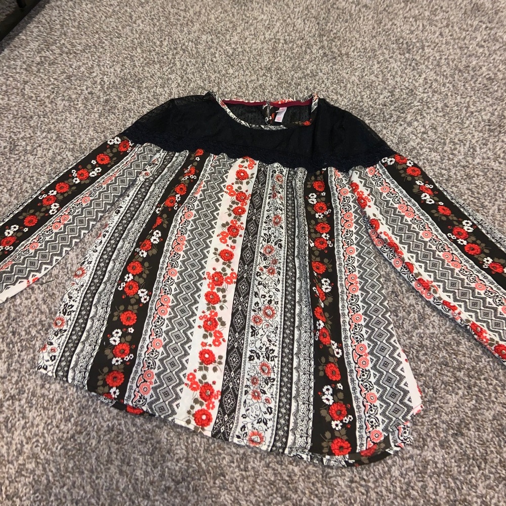 Long sleeve blouse